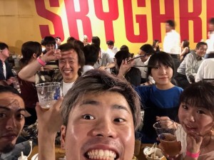 スタッフみんなでビアガーデンin渋谷