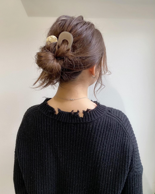 梅雨に負けない 崩れない簡単かんざしアレンジ